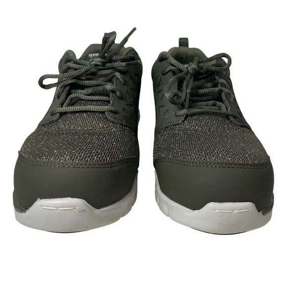 Reebok Work Shoes Womens 11.5W Composite Toe Athletic Sublite Cushion Dark Green - Picture 5 of 13